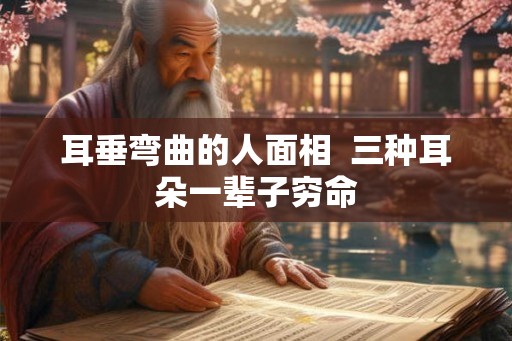 耳垂弯曲的人面相  三种耳朵一辈子穷命
