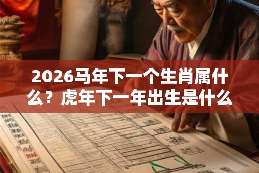 2026马年下一个生肖属什么？虎年下一年出生是什么命？