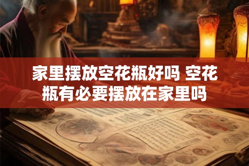 家里摆放空花瓶好吗 空花瓶有必要摆放在家里吗