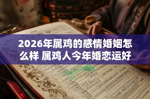 2026年属鸡的感情婚姻怎么样 属鸡人今年婚恋运好吗