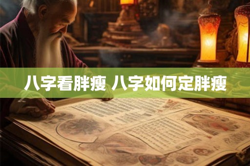 八字看胖瘦 八字如何定胖瘦