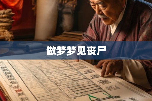 做梦梦见丧尸