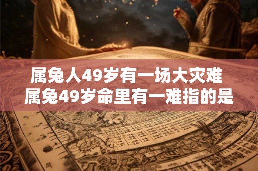 属兔人49岁有一场大灾难 属兔49岁命里有一难指的是什么