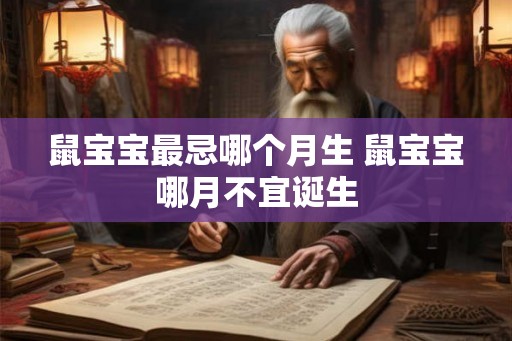 鼠宝宝最忌哪个月生 鼠宝宝哪月不宜诞生