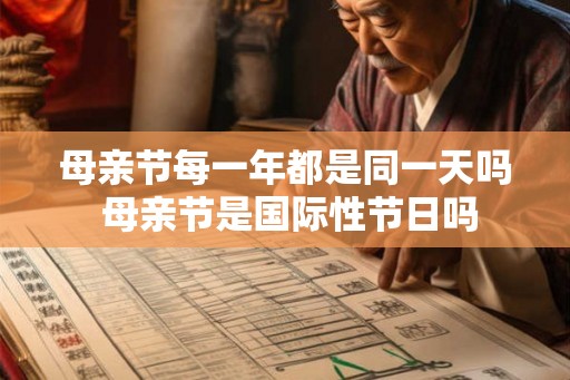 母亲节每一年都是同一天吗 母亲节是国际性节日吗 母亲节每一年都是同一天吗 母亲节是国际性节日吗