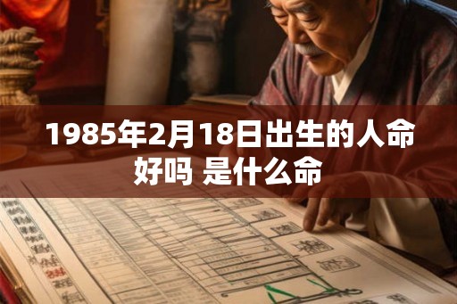 1985年2月18日出生的人命好吗 是什么命