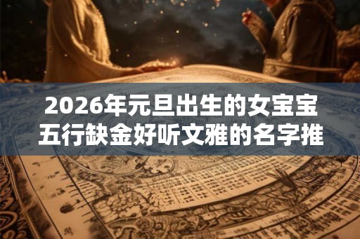 2026年元旦出生的女宝宝五行缺金好听文雅的名字推荐