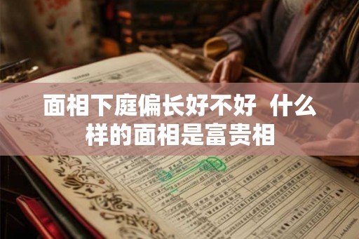 面相下庭偏长好不好  什么样的面相是富贵相