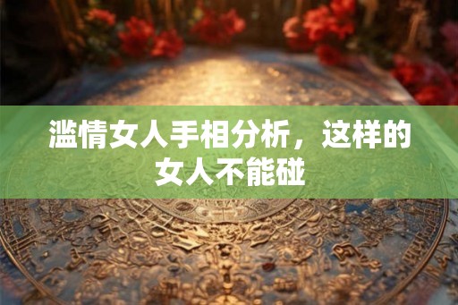滥情女人手相分析，这样的女人不能碰