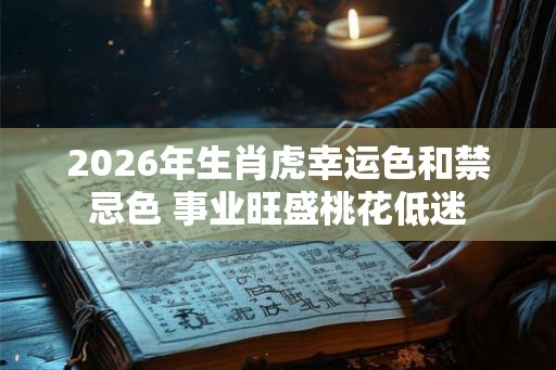 2026年生肖虎幸运色和禁忌色 事业旺盛桃花低迷