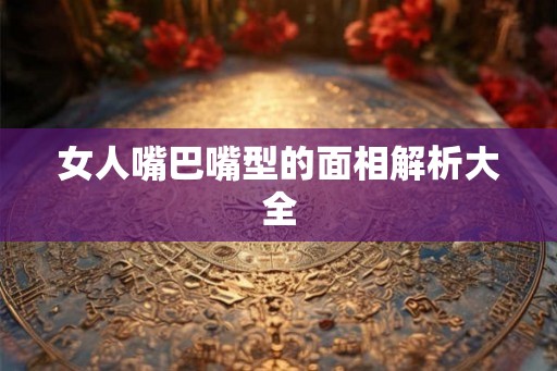 女人嘴巴嘴型的面相解析大全