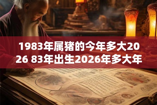 1983年属猪的今年多大2026 83年出生2026年多大年龄