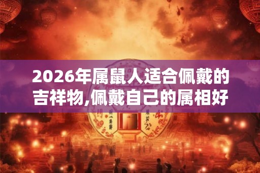 2026年属鼠人适合佩戴的吉祥物,佩戴自己的属相好吗