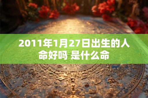 2011年1月27日出生的人命好吗 是什么命