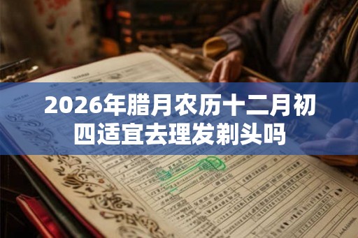 2026年腊月农历十二月初四适宜去理发剃头吗