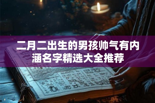 二月二出生的男孩帅气有内涵名字精选大全推荐