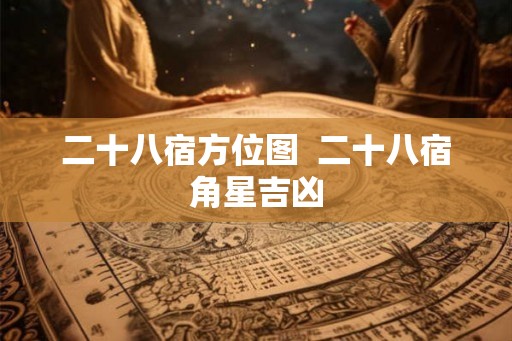 二十八宿方位图  二十八宿角星吉凶