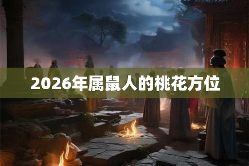 2026年属鼠人的桃花方位
