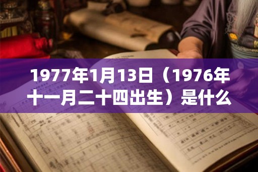 1977年1月13日（1976年十一月二十四出生）是什么命_命运如何