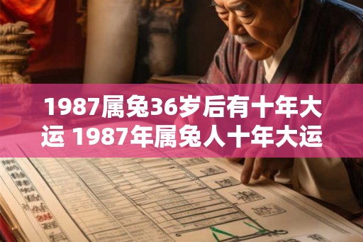 1987属兔36岁后有十年大运 1987年属兔人十年大运何时开始