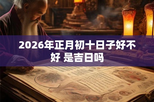 2026年正月初十日子好不好 是吉日吗 2026年正月初十日子好不好 是吉日吗