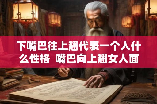 下嘴巴往上翘代表一个人什么性格  嘴巴向上翘女人面相