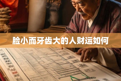 脸小而牙齿大的人财运如何