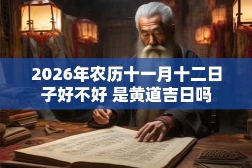 2026年农历十一月十二日子好不好 是黄道吉日吗 2026年农历十一月十二日子好不好 是黄道吉日吗
