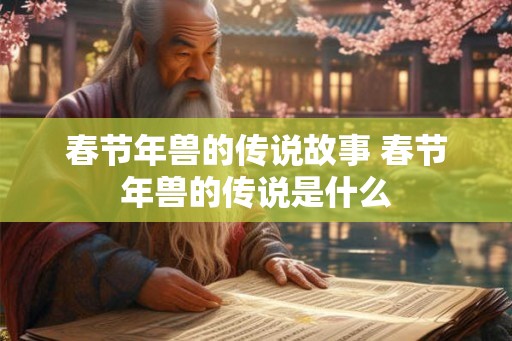 春节年兽的传说故事 春节年兽的传说是什么