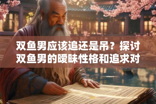 双鱼男应该追还是吊？探讨双鱼男的暧昧性格和追求对象的特点