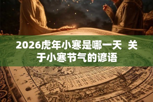 2026虎年小寒是哪一天 关于小寒节气的谚语 2026虎年小寒是哪一天 关于小寒节气的谚语