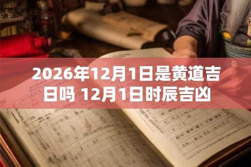 2026年12月1日是黄道吉日吗 12月1日时辰吉凶