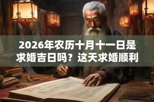 2026年农历十月十一日是求婚吉日吗？这天求婚顺利吗？