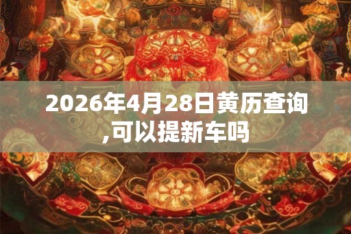 2026年4月28日黄历查询,可以提新车吗