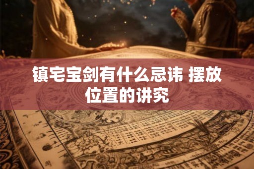 镇宅宝剑有什么忌讳 摆放位置的讲究