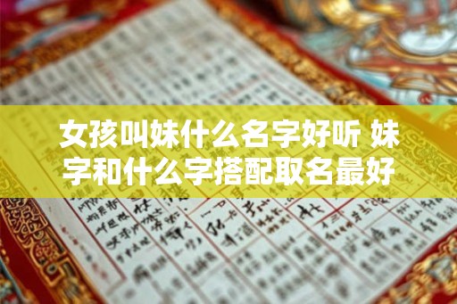 女孩叫妹什么名字好听 妹字和什么字搭配取名最好