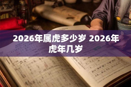 2026年属虎多少岁 2026年虎年几岁