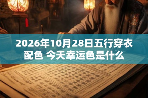 2026年10月28日五行穿衣配色 今天幸运色是什么