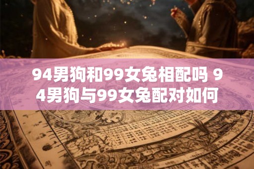 94男狗和99女兔相配吗 94男狗与99女兔配对如何