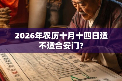 2026年农历十月十四日适不适合安门？