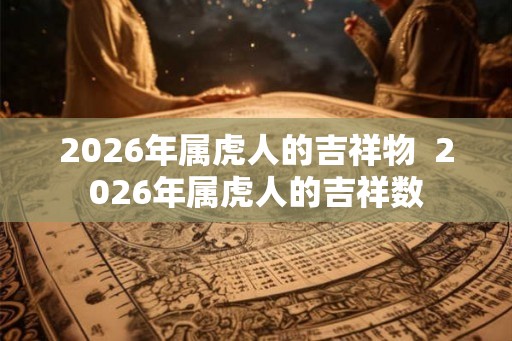 2026年属虎人的吉祥物  2026年属虎人的吉祥数