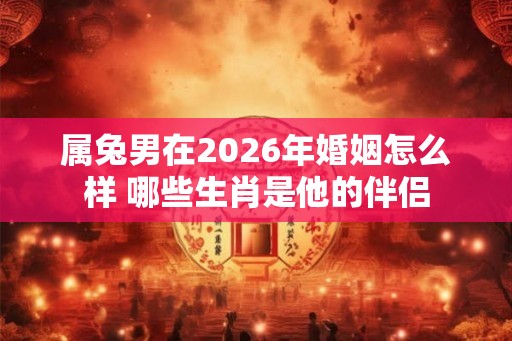 属兔男在2026年婚姻怎么样 哪些生肖是他的伴侣
