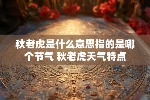 秋老虎是什么意思指的是哪个节气 秋老虎天气特点