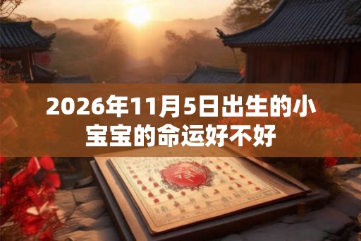 2026年11月5日出生的小宝宝的命运好不好