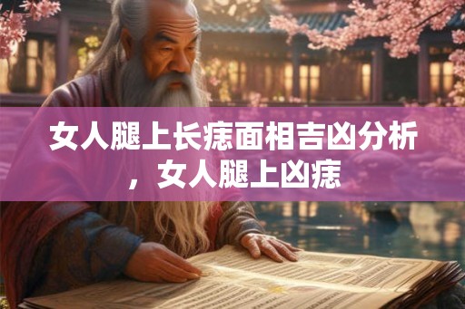 女人腿上长痣面相吉凶分析，女人腿上凶痣
