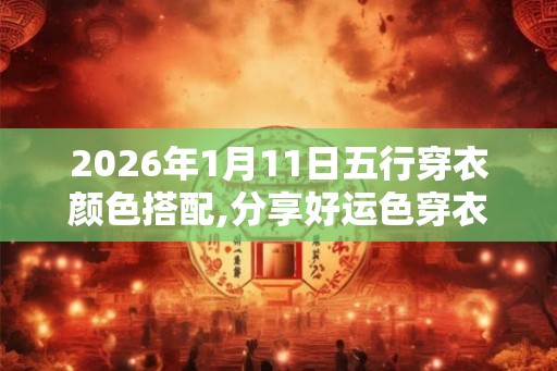 2026年1月11日五行穿衣颜色搭配,分享好运色穿衣搭配