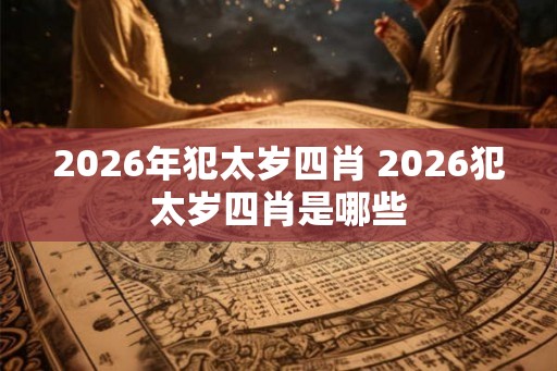 2026年犯太岁四肖 2026犯太岁四肖是哪些