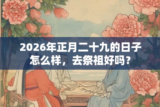 2026年正月二十九的日子怎么样,去祭祖好吗? 2026年正月二十九的日子怎么样,去祭祖好吗?