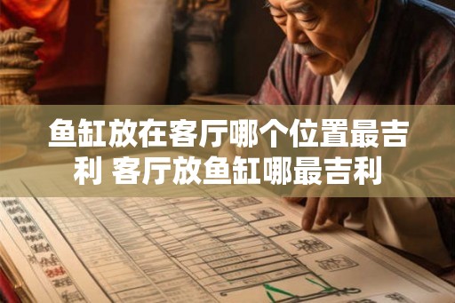 鱼缸放在客厅哪个位置最吉利 客厅放鱼缸哪最吉利